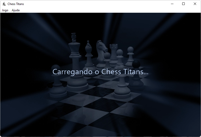 Desafiando o Chess Titans do Windows com uma peça a menos no nível