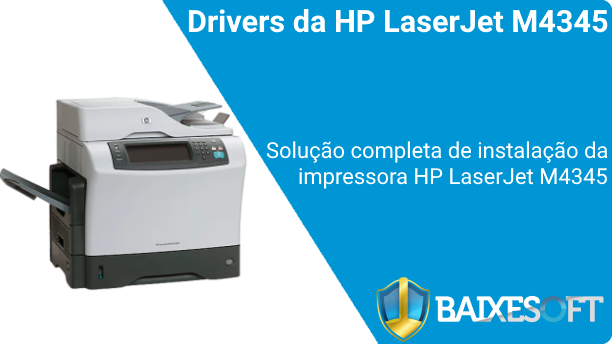 Impressora HP LaserJet M4345 banner