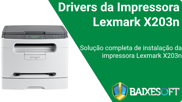 Lexmark X203n banner