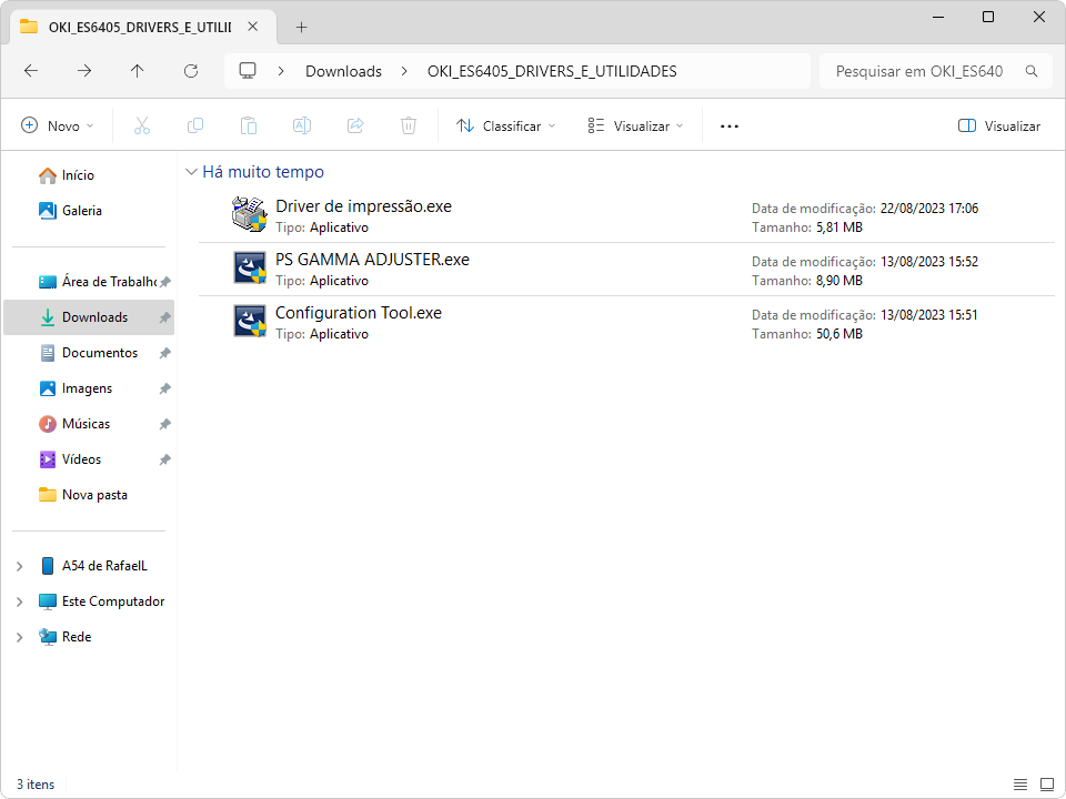 OKI ES6405 conteudo download