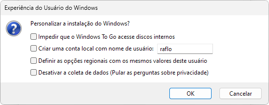 experiencia do usuario windows to go rufus1