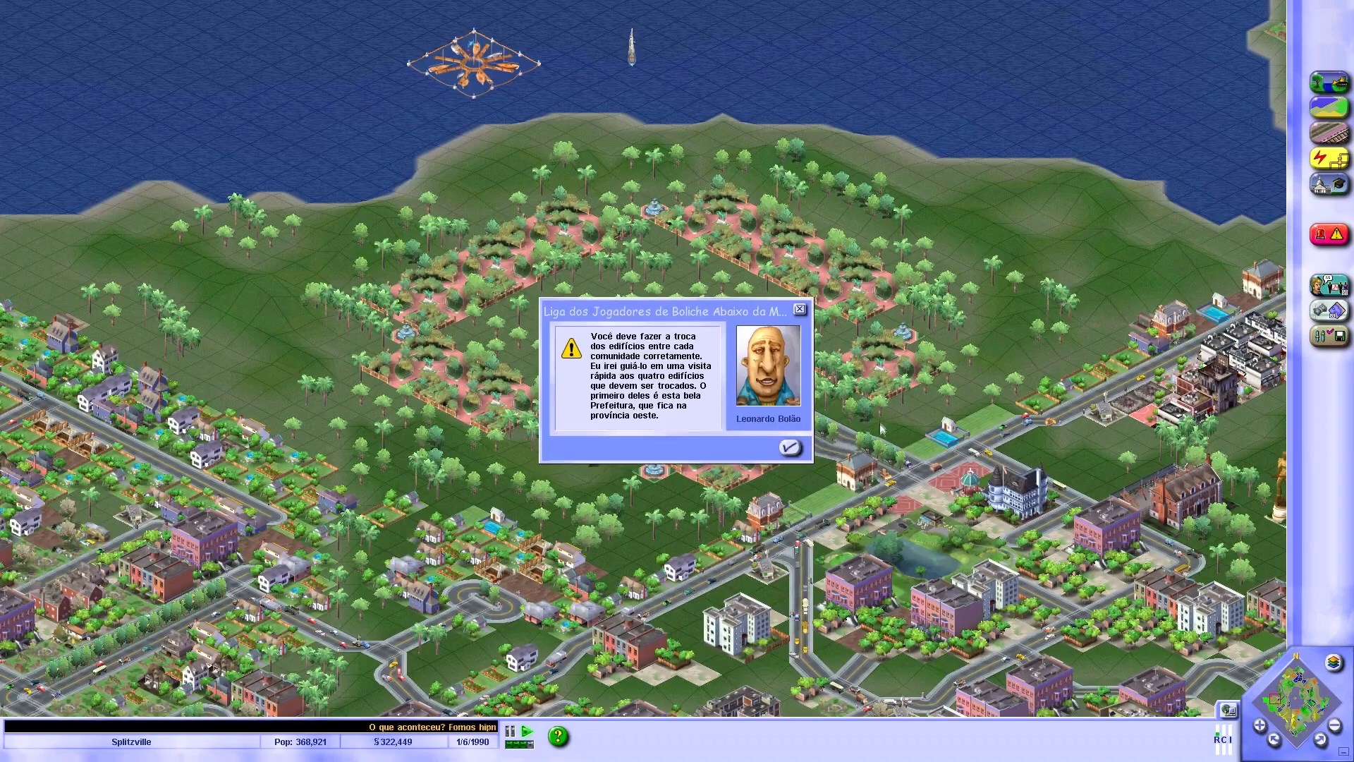 SimCity 3000 traduzido captura de tela 3