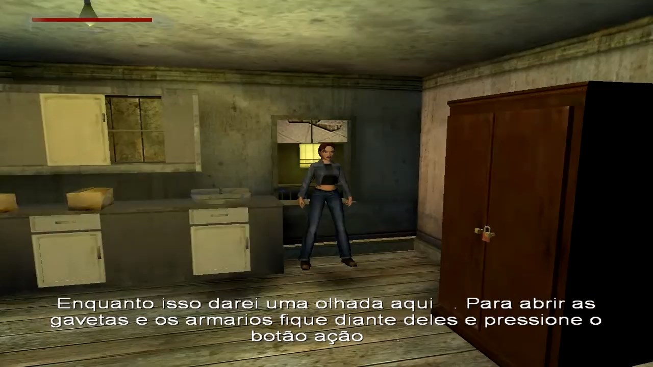 Tomb Raider The Angel of Darkness traduzido captura de tela 3