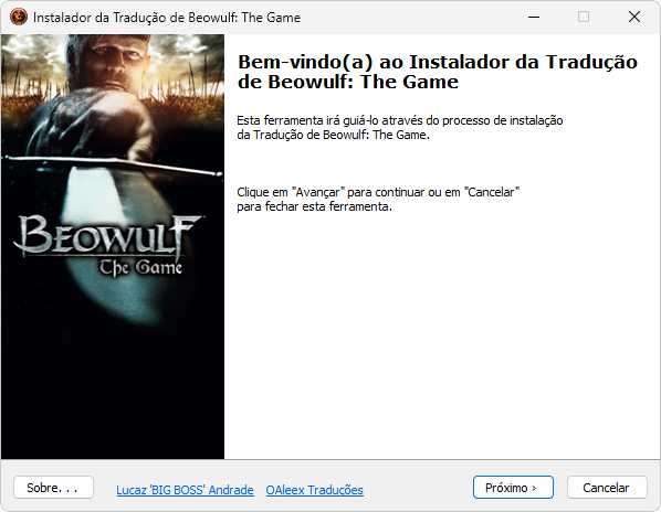 Instalador traducao Beowulf The Game captura de tela 1